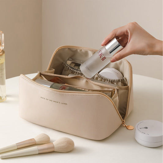 Trousse de Beauté Minimaliste – Grande Capacité