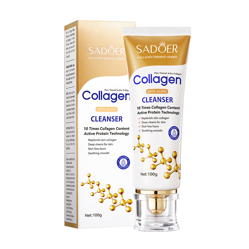 Nettoyant Visage Collagène – Cleanser anti-rides & purifiant - SADOER
