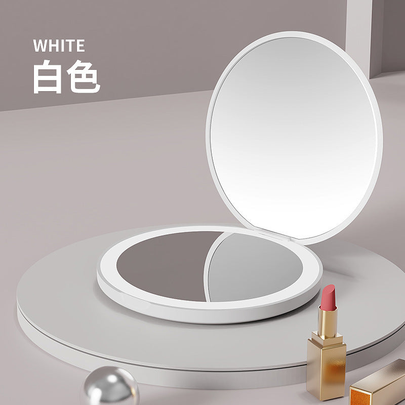 Miroir Maquillage LED Rechargeable – Blanc