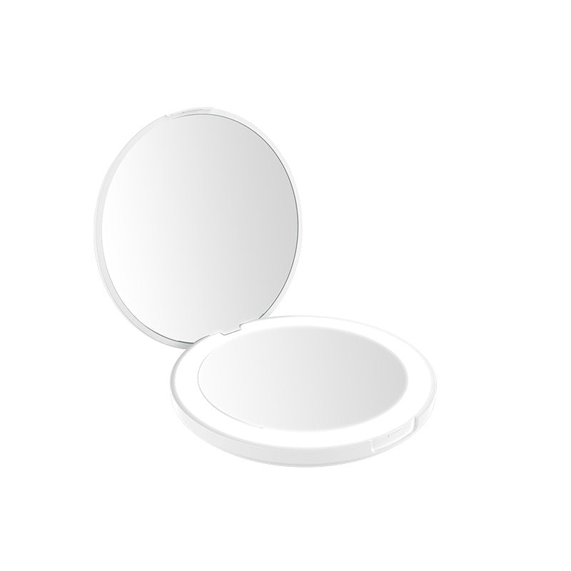 Miroir Maquillage LED Rechargeable – Blanc