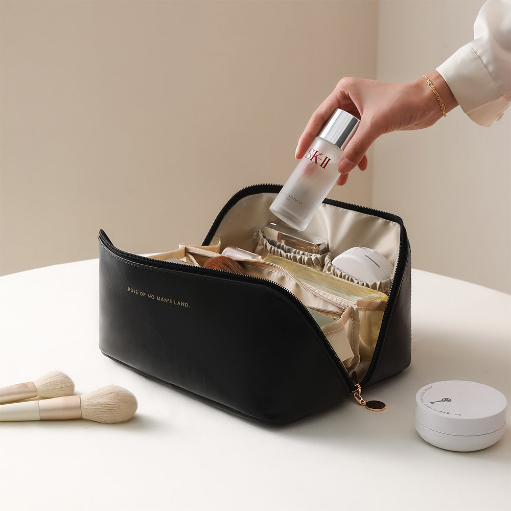 Trousse de Beauté Minimaliste – Grande Capacité