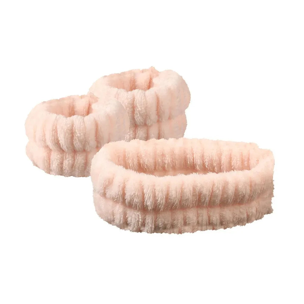 Set Spa Douceur – Bandeau nœud + Poignets absorbants